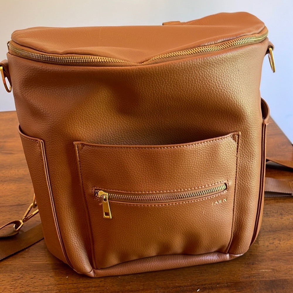 Used fawn original diaper bag- brown
